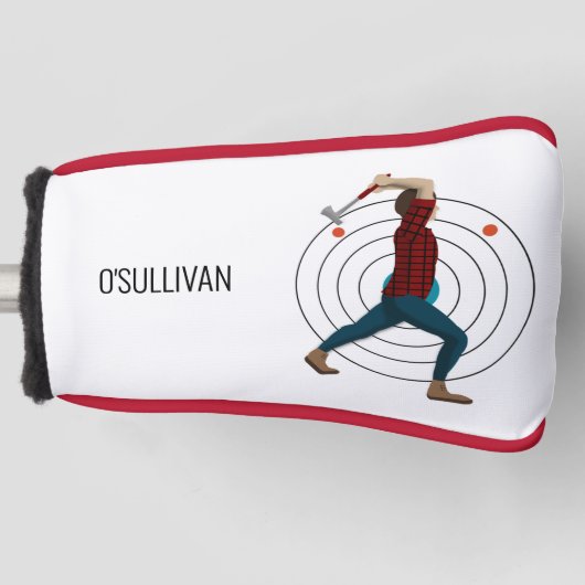 Ax Throwing Golfheadcover (Voorkant)