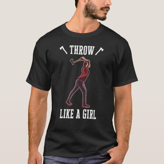 Ax Throwing Hatchet 1 T-shirt (Voorkant)