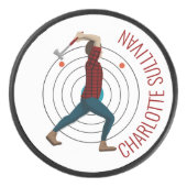 Ax Throwing Hockey Puck (Voorkant)