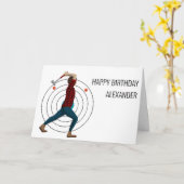 Ax Throwing Kaart (Gele Bloem)