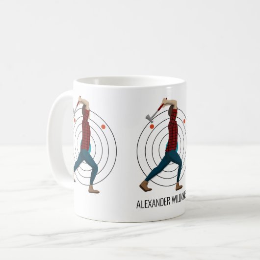 Ax Throwing Koffiemok (Voorkant links)