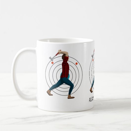 Ax Throwing Koffiemok (Links)