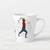 Ax Throwing Latte Mok (Rechts)