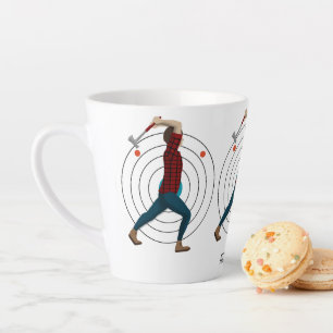 Ax Throwing Latte Mok