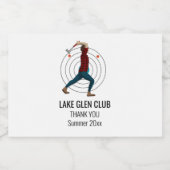 Ax Throwing Likeurfles Etiket (Enkel label)