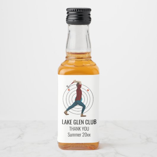 Ax Throwing Likeurfles Etiket (Voorkant)