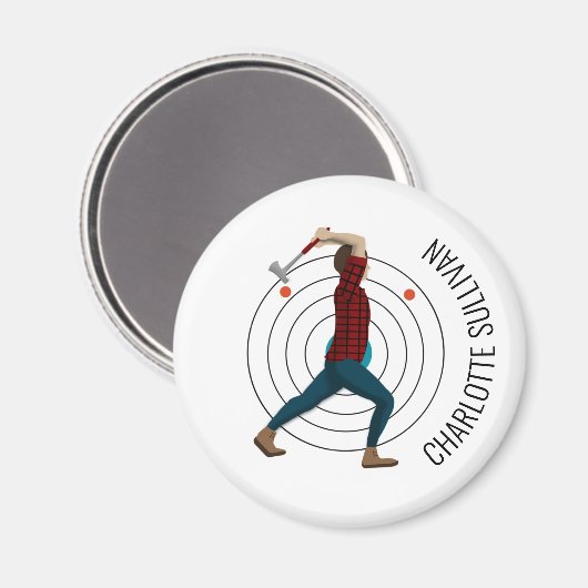 Ax Throwing Magneet (Voorkant / Achterkant)