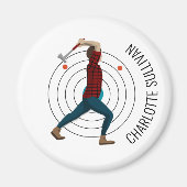 Ax Throwing Magneet (Voorkant)