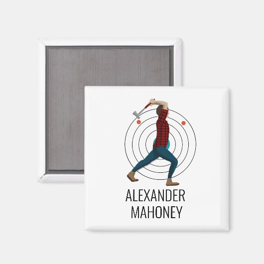 Ax Throwing Magneet (Voorkant / Achterkant)