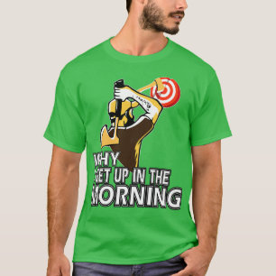 Ax Throwing Mannen Hatchet Darts Wood T-shirt