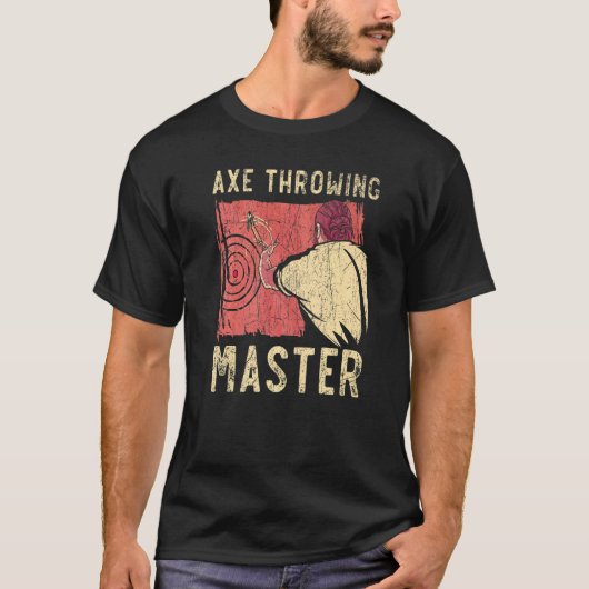 Ax Throwing Master Hatchet Thrower Ax Throw Lumb T-shirt (Voorkant)