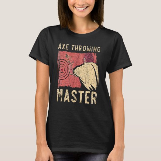 Ax Throwing Master Hatchet Thrower Ax Throw Lumb T-shirt (Voorkant)