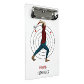 Ax Throwing Mini Klembord (Schuin)