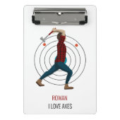 Ax Throwing Mini Klembord (Voorkant)