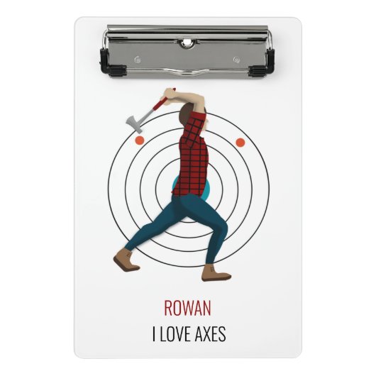 Ax Throwing Mini Klembord (Voorkant)