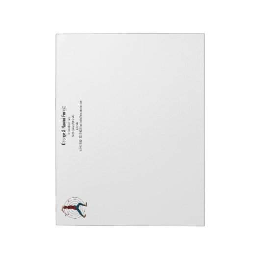 Ax Throwing Notitieblok (Linkerzijde)