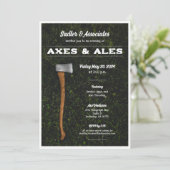 Ax Throwing Party Kaart (Staand voorkant)