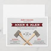 Ax Throwing Party Kaart (Voorkant / Achterkant)