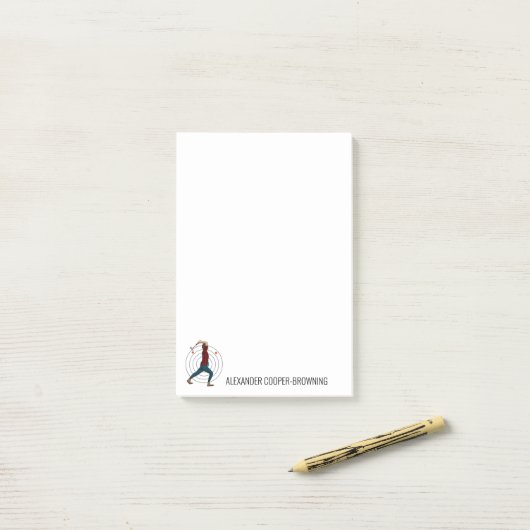 Ax Throwing Post-it® Notes (Op bureau)