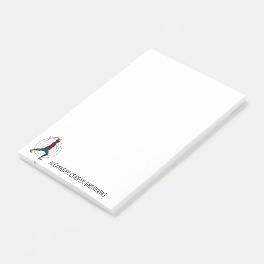 Ax Throwing Post-it® Notes (Schuin)