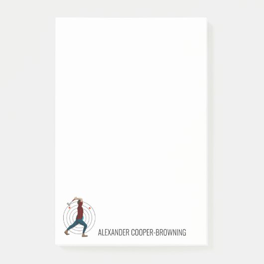 Ax Throwing Post-it® Notes (Voorkant)