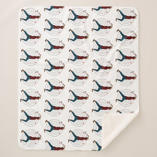 Ax Throwing Sherpa Deken (Voorkant)