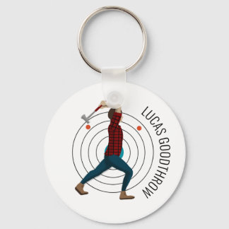Ax Throwing Sleutelhanger