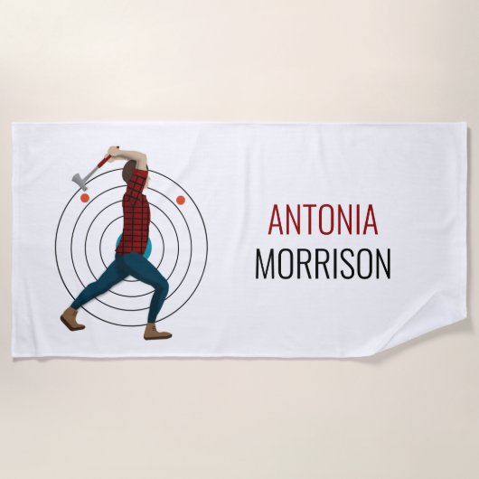 Ax Throwing Strandlaken (Voorkant)