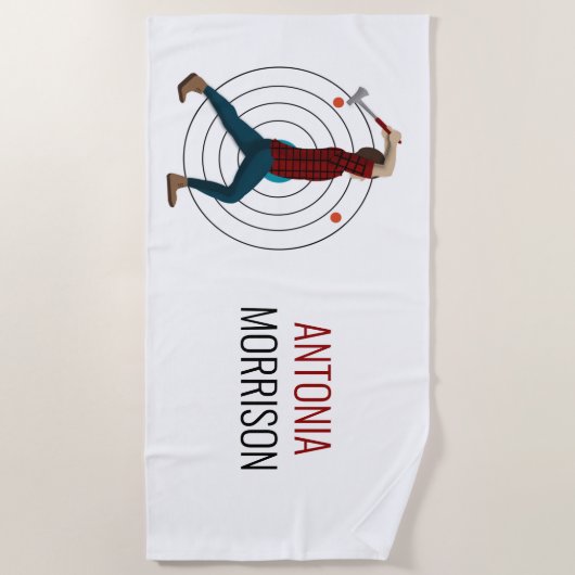 Ax Throwing Strandlaken (Voorkant)