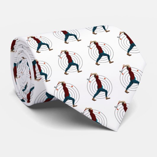 Ax Throwing Stropdas (Opgerold)