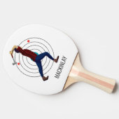 Ax Throwing Tafeltennisbatje (Zijkant)