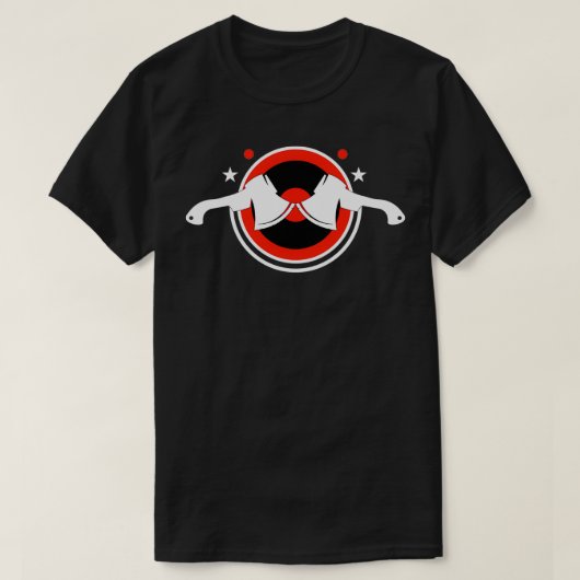 Ax Throwing Target 11 T-shirt (Design voorkant)