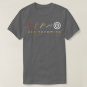 Ax Throwing Target Retro 2 T-shirt (Design voorkant)