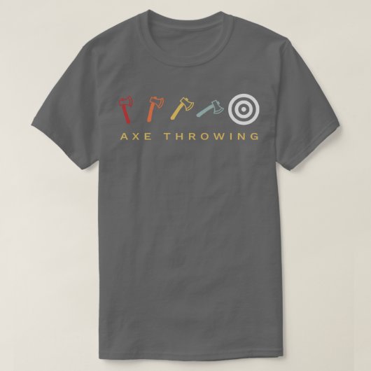 Ax Throwing Target Retro  2 T-shirt (Design voorkant)