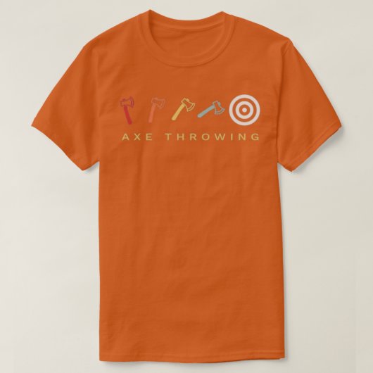 Ax Throwing Target Retro Classic TShirt (Design voorkant)