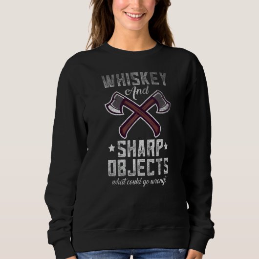 Ax Throwing Targets Hatchet Quote Trui (Voorkant)