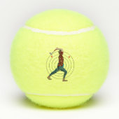 Ax Throwing Tennisballen (Achterkant)