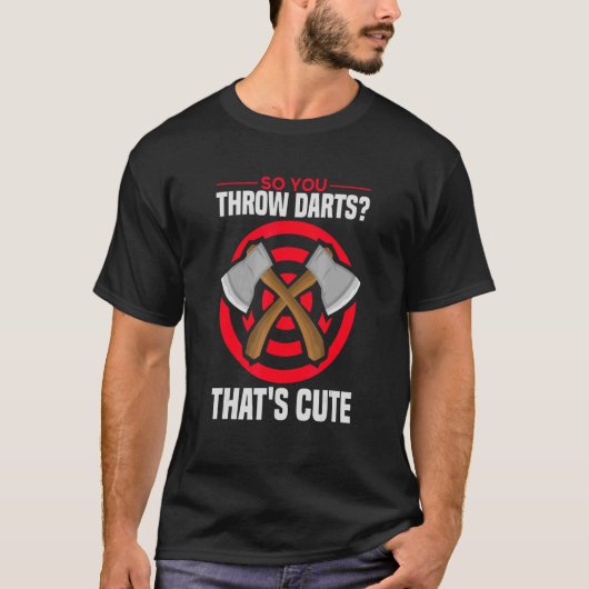 Ax Throwing Tomahawk Doelkampioenschap Idea T-shirt (Voorkant)