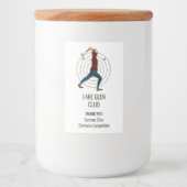 Ax Throwing Voedselcontainer Etiket (Voorkant)