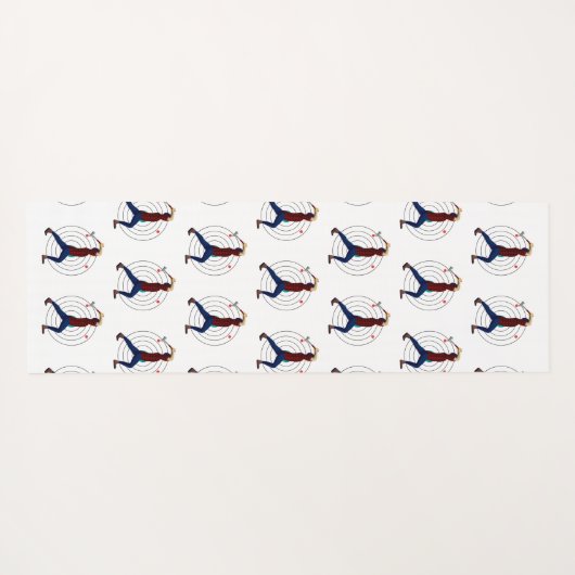 Ax Throwing Yogamat (Achterkant (horizontaal))