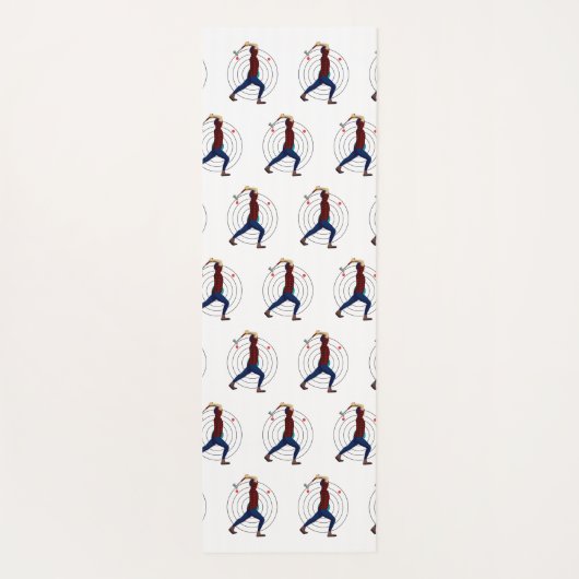 Ax Throwing Yogamat (Achterkant)