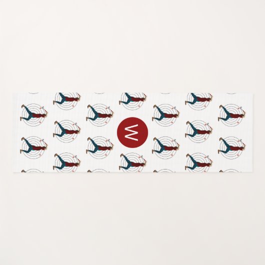 Ax Throwing Yogamat (Voorkant (horizontaal))