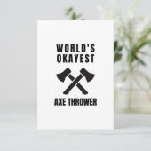 Ax-trekkende legende (2) bedankkaart (Staand voorkant)