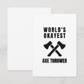 Ax-trekkende legende (2) bedankkaart (Voorkant / Achterkant)