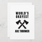 Ax-trekkende legende (2) feestdagenkaart (Voorkant / Achterkant)