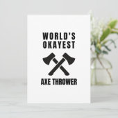 Ax-trekkende legende (2) feestdagenkaart (Staand voorkant)