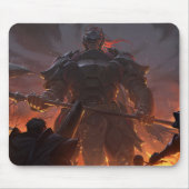 AX Wielder Gaming Mousepad | Legendarische krijger Muismat (Voorkant)