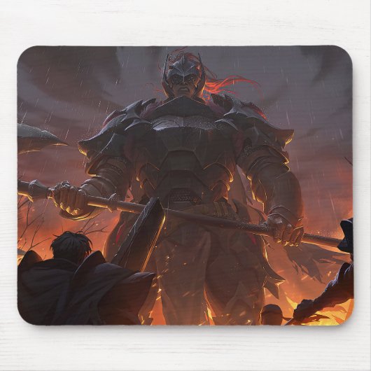 AX Wielder Gaming Mousepad | Legendarische krijger Muismat (Voorkant)
