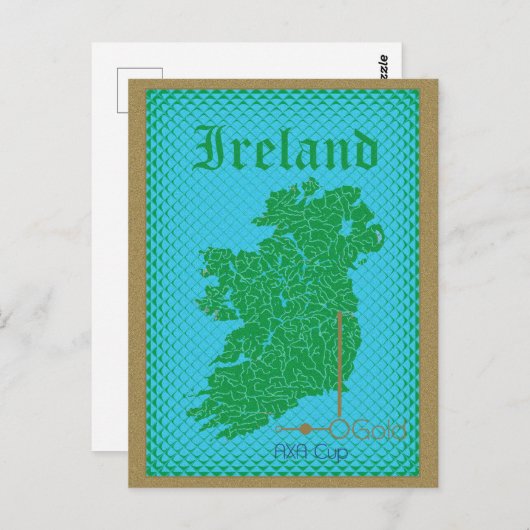 AXA Cup Briefkaart (Voorkant / Achterkant)