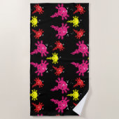 Axaotl Salamander Kinder Gift Strandlaken (Voorkant)